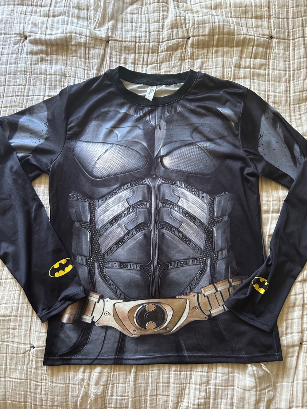 Batman Black Muscle Activewear Shirt